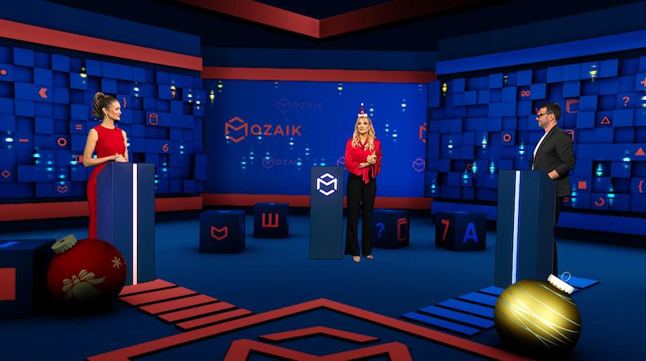 SPECIJALNO IZDANJE KVIZA „MOZAIK“ U OKVIRU NOVOGODIŠNJEG PROGRAMA KURIR TELEVIZIJE! Voditelji Jelena Pejović i Ivan Kleut u nezaboravnom takmičenju!