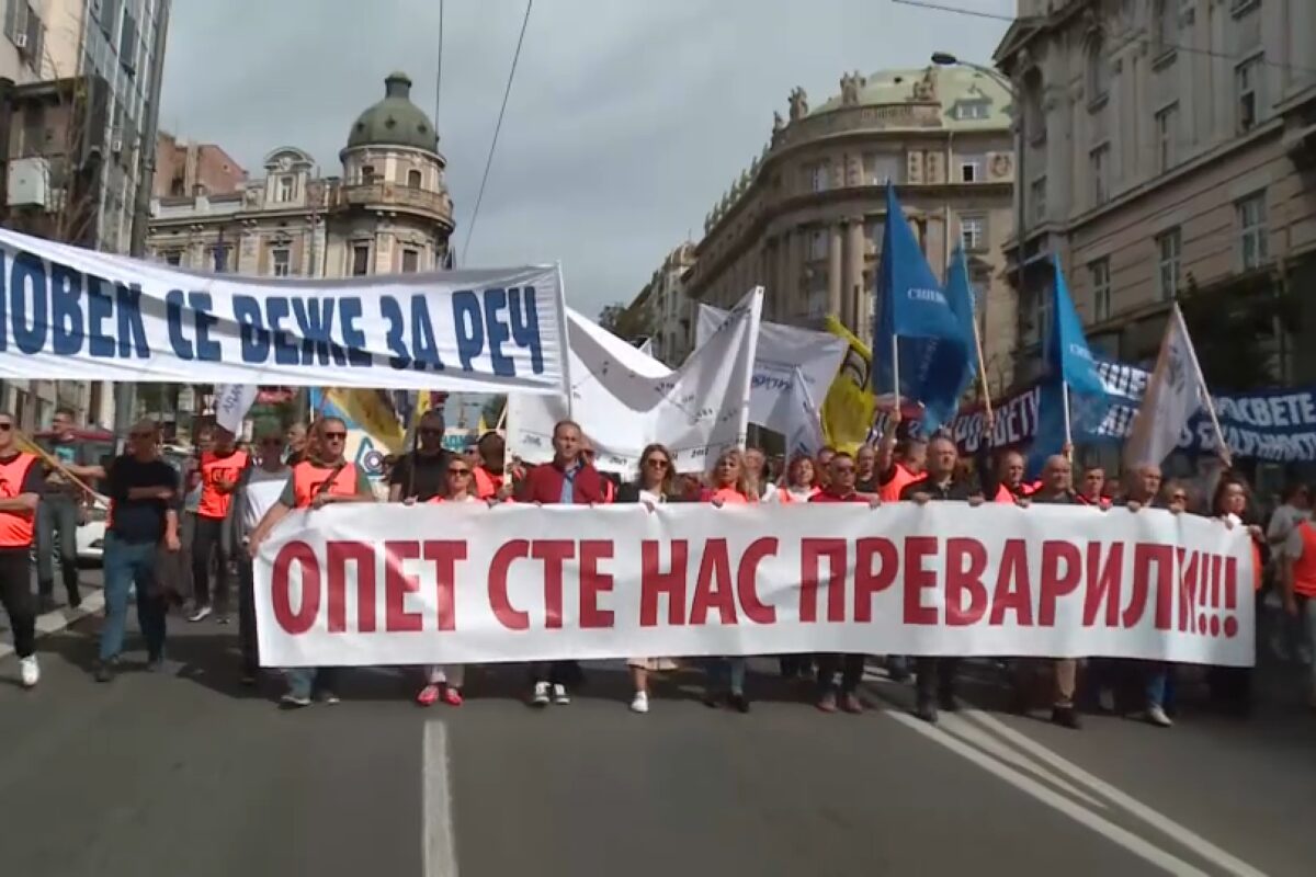 Nezavisni sindikat prosvetnih radnika najavio potpunu obustavu rada i protest u ponedeljak