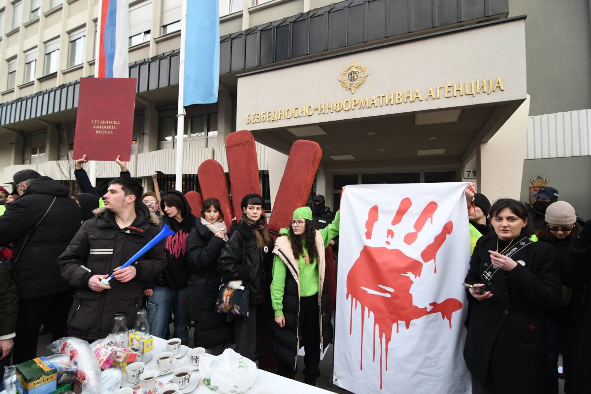 Novosadski studenti u blokadi u tišini će dočekati Novu godinu po julijanskom kalendaru