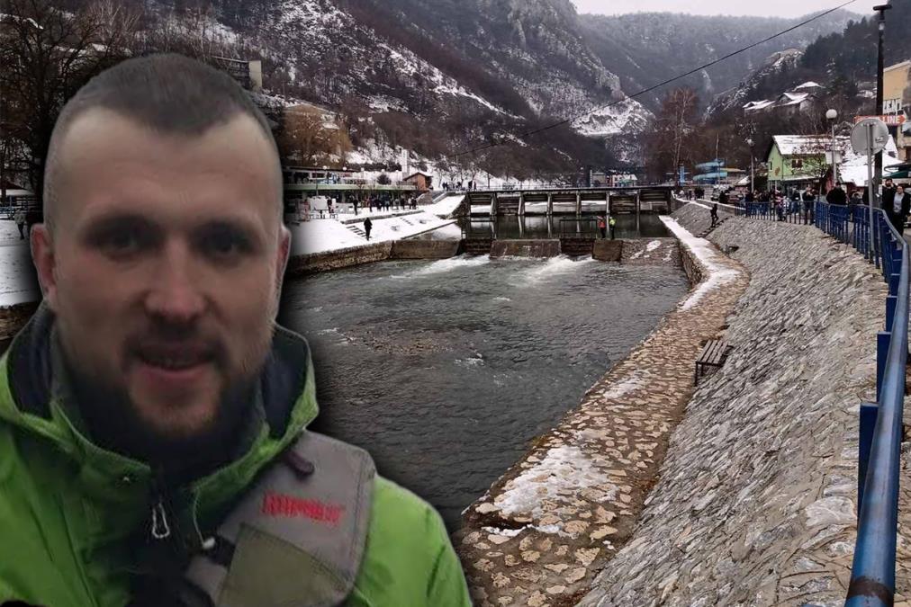 POJAVIO SE SNIMAK SPASAVANJA DEVOJČICE IZ LEDENE ĐETINJE NA BOŽIĆ: Ovako je Marko heroj iz nabujale reke izvukao dete na sigurno (video)