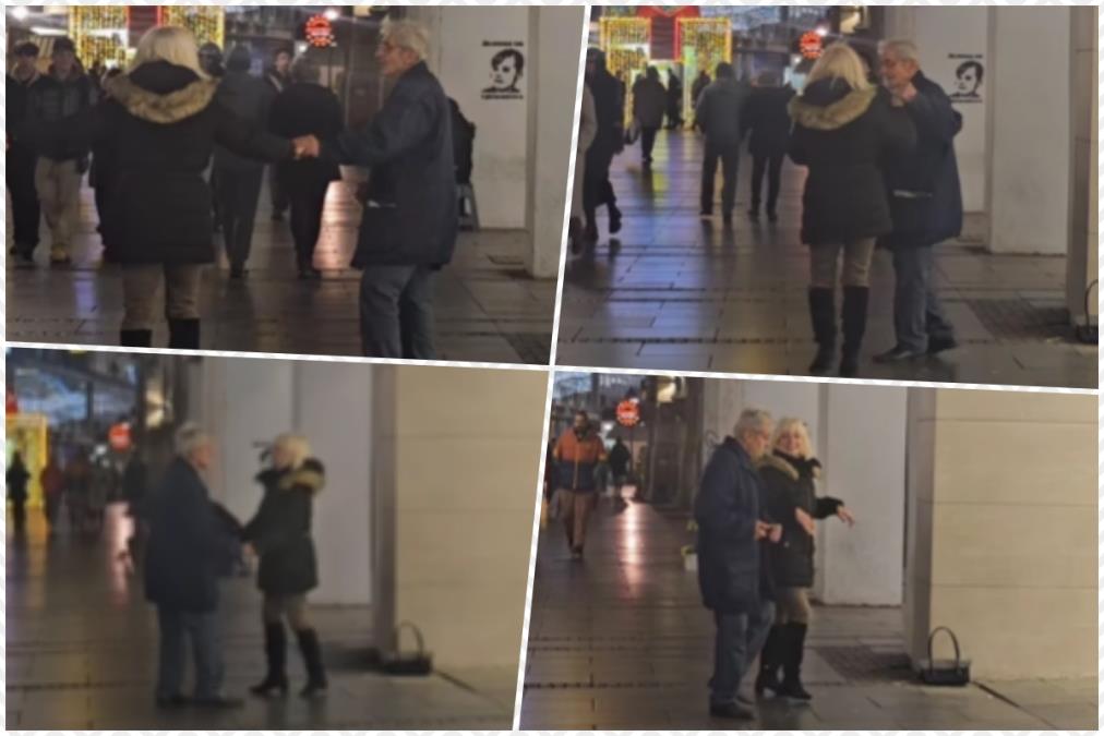 ČAROLIJA NASRED KNEZ MIHAILOVE: Muškarac i žena zaplesali uz „srećnu“ pesmu! A onda otkriveno odakle se poznaju (FOTO/VIDEO)